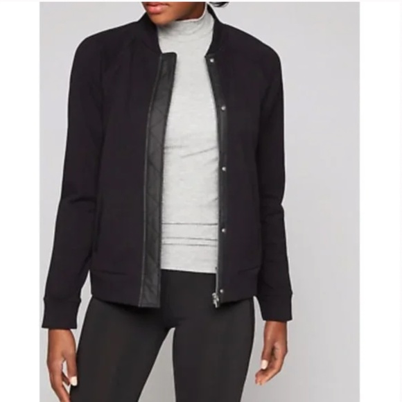 Athleta Stronger Quilted Bomber Jacket - Picture 2 of 7